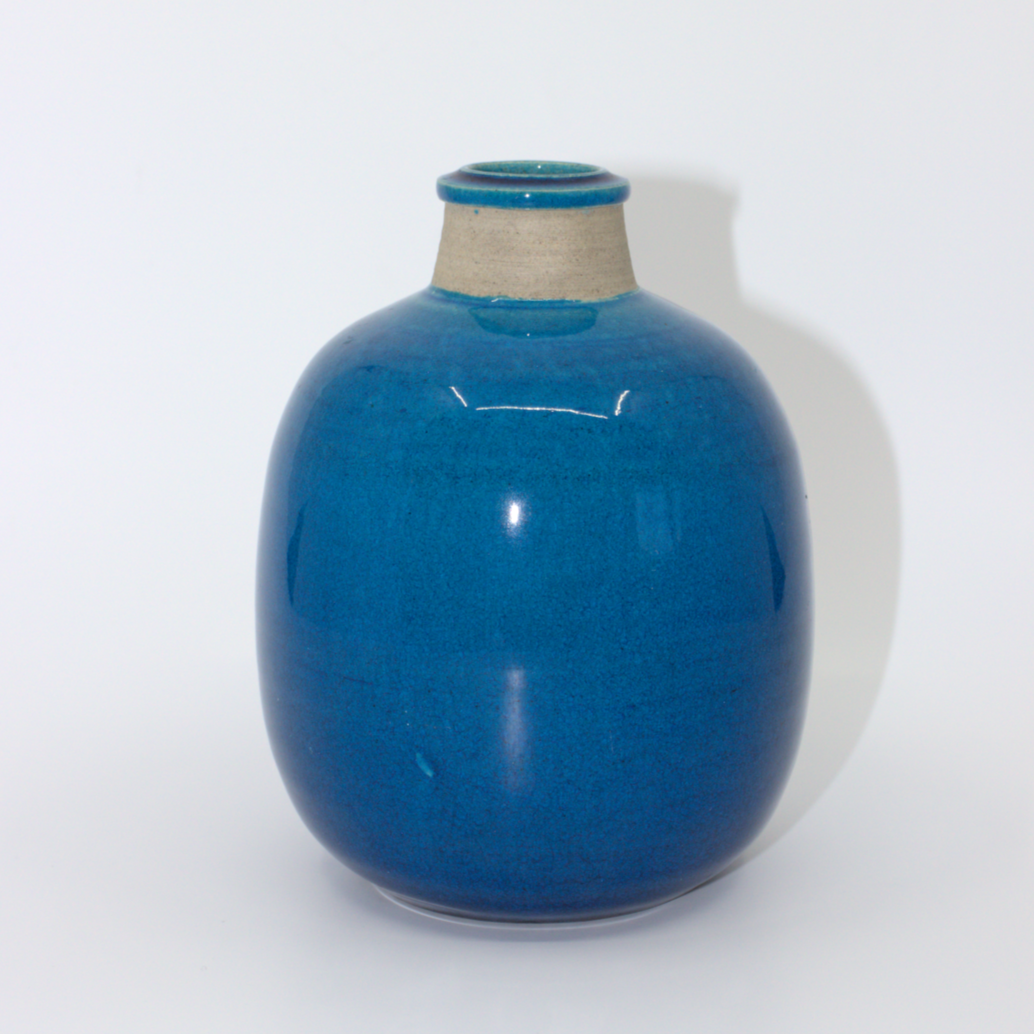 Herman A. Kahler (HAK) blue vase