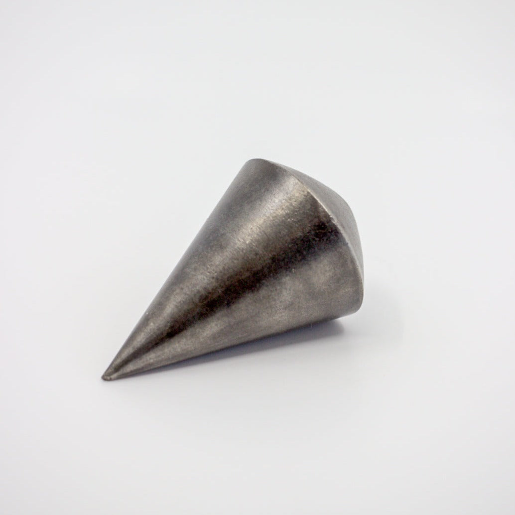 Solid steel plumb bob 8.5cm