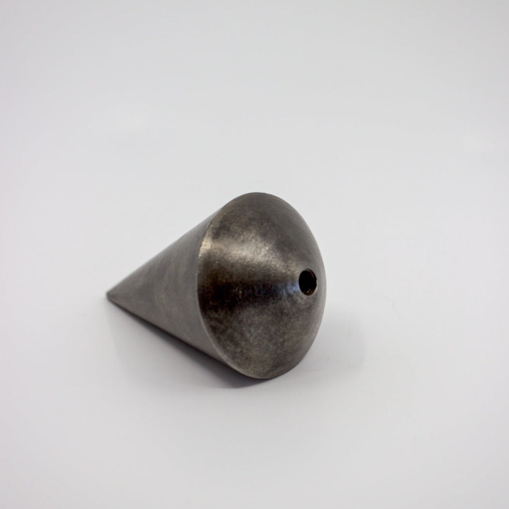 Solid steel plumb bob 8.5cm