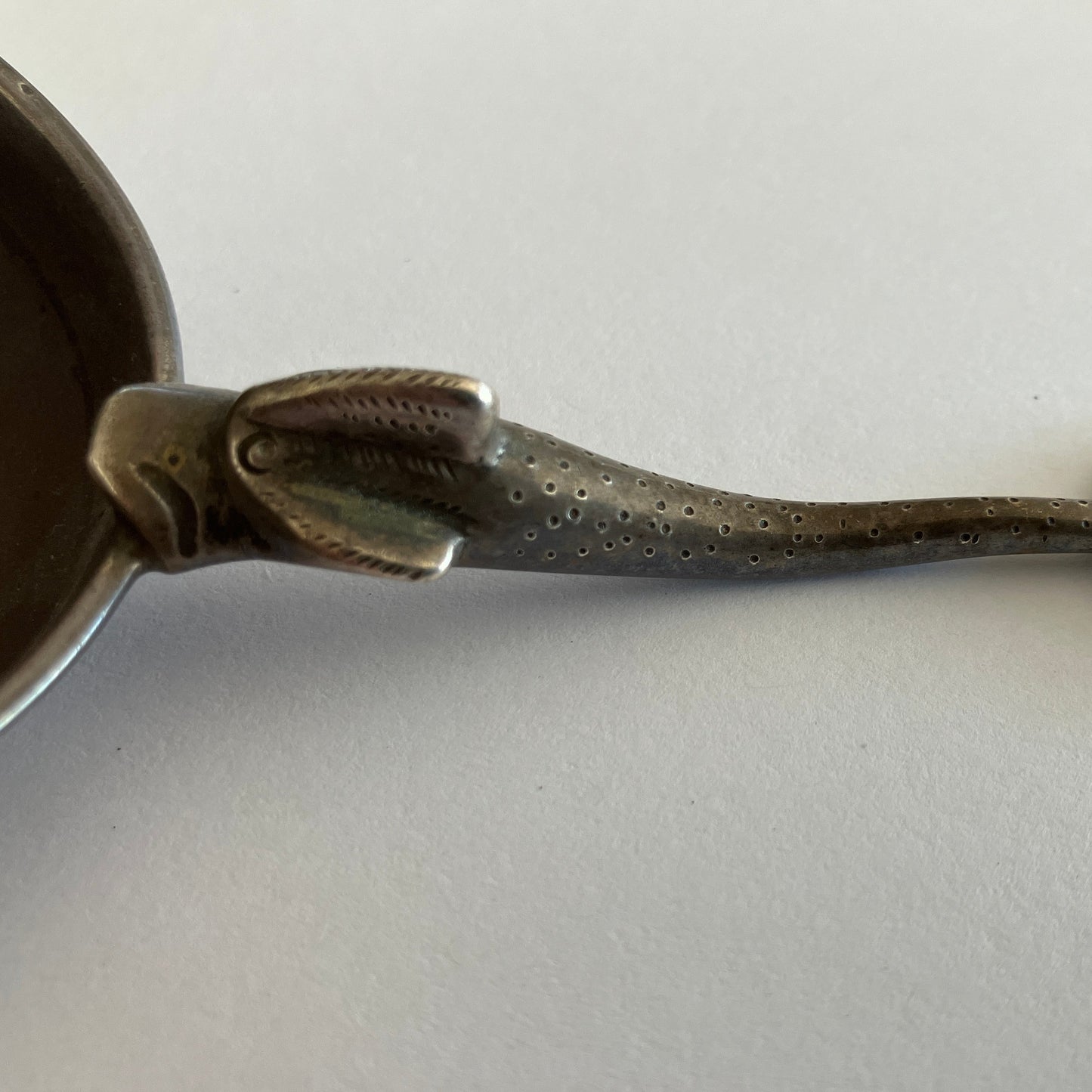 Sterling silver Treasure of Traprain purpoise spoon replica 1932