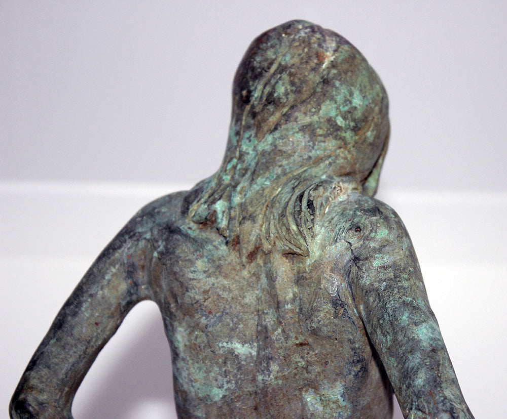 Bronze female sculpture