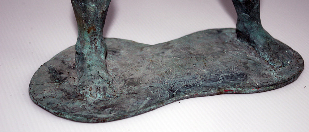 Bronze female sculpture